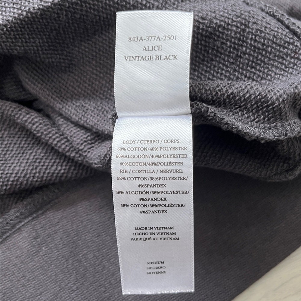 Rails Alice Eyelet Sweatshirt Soft Girl Coquette Cozy Pullover Women M Crew Neck - Picture 11 of 14